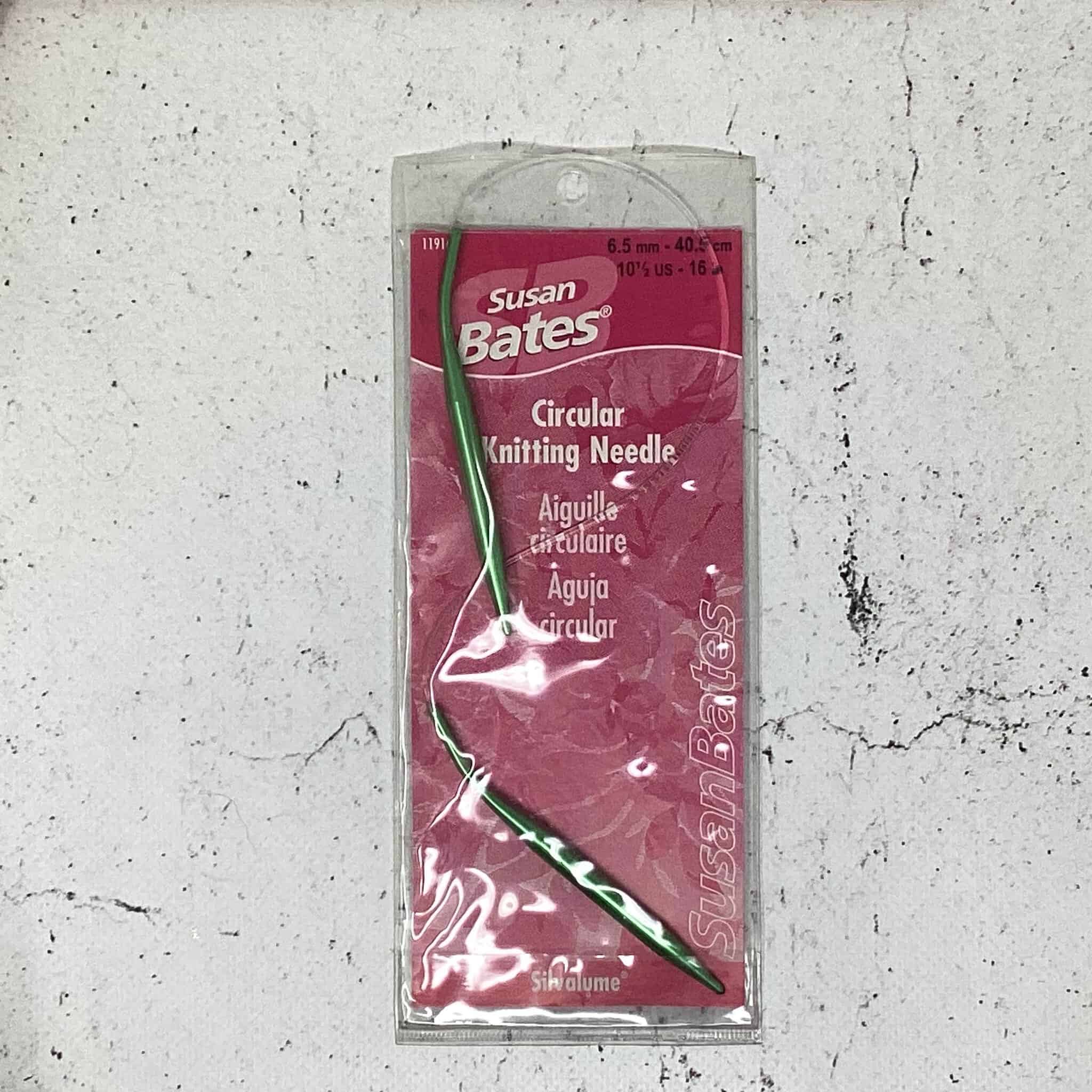 Clearance - Susan Bates Circular Needles 10.5 US 16in